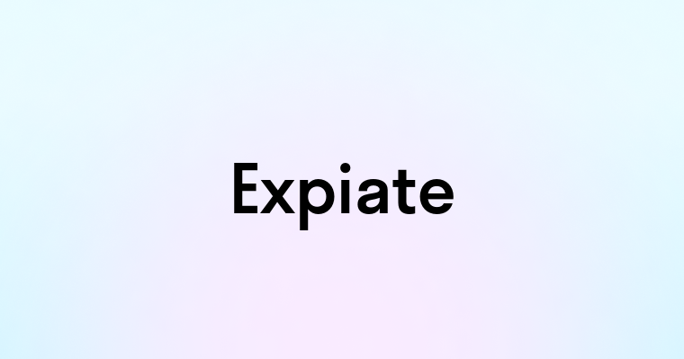 Expiate