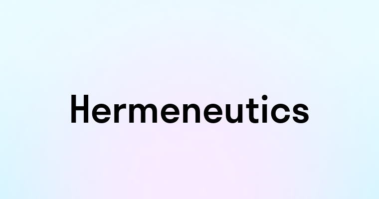 Hermeneutics