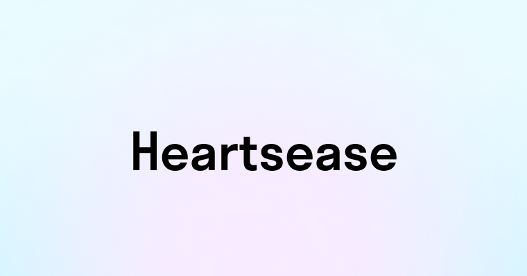 Heartsease