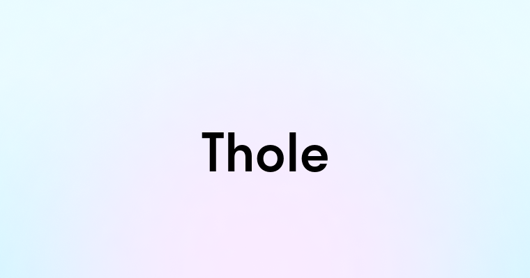 Thole