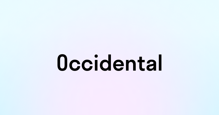 Occidental