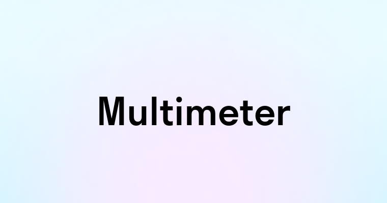 Multimeter