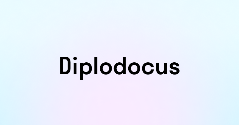 Diplodocus