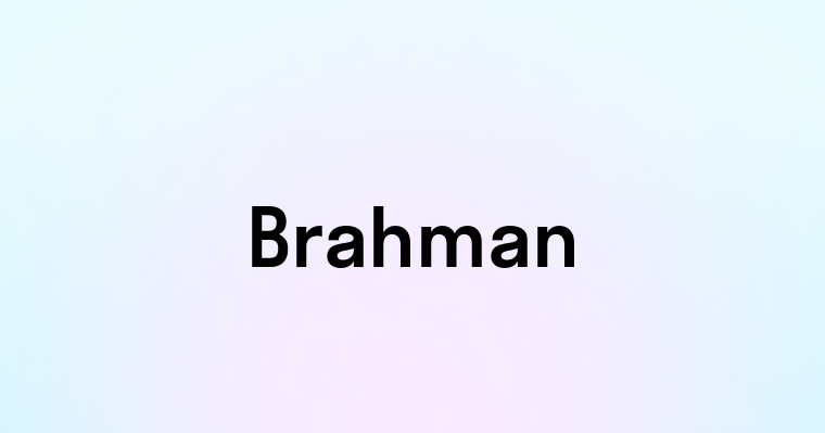 Brahman