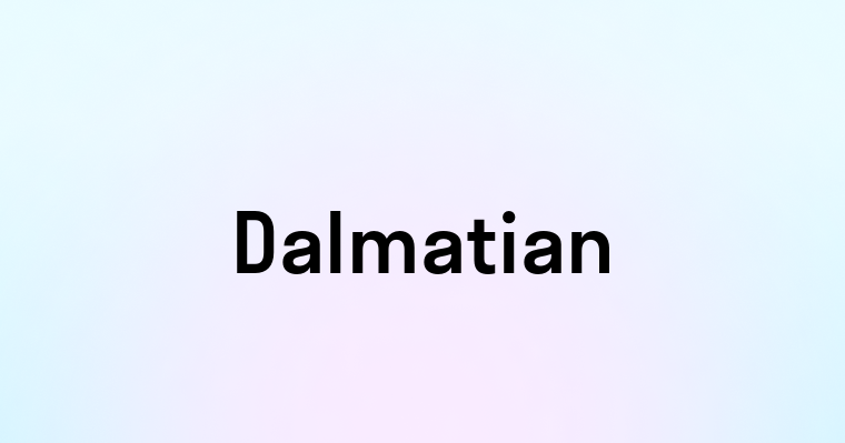 Dalmatian