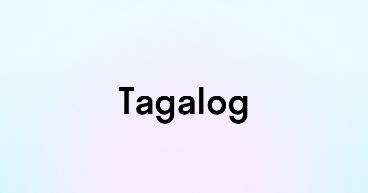 Tagalog