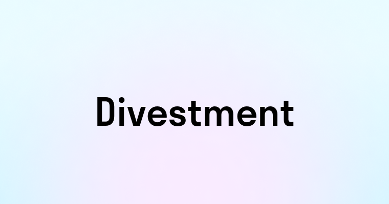 Divestment