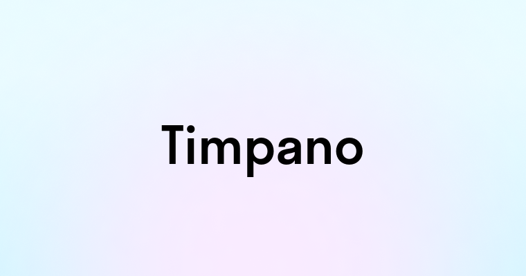 Timpano