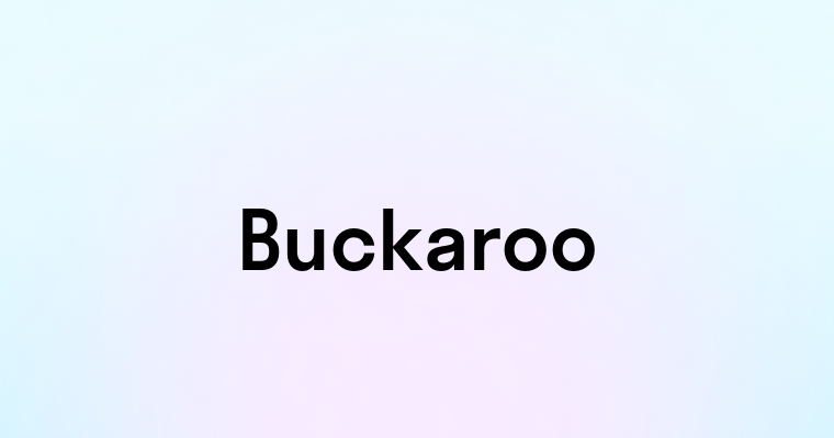 Buckaroo