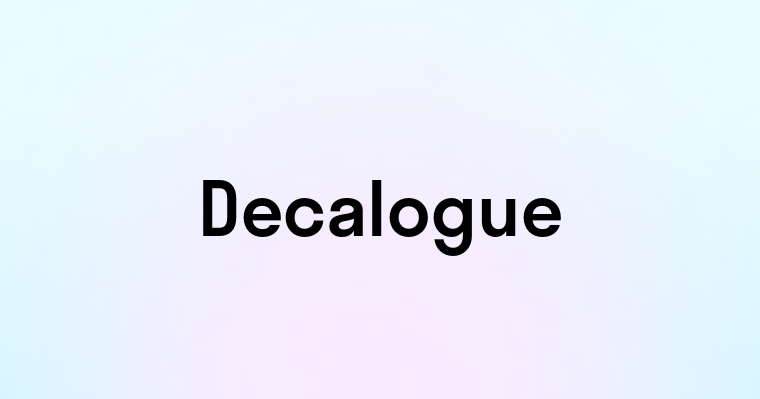 Decalogue