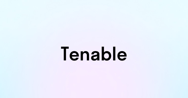 Tenable