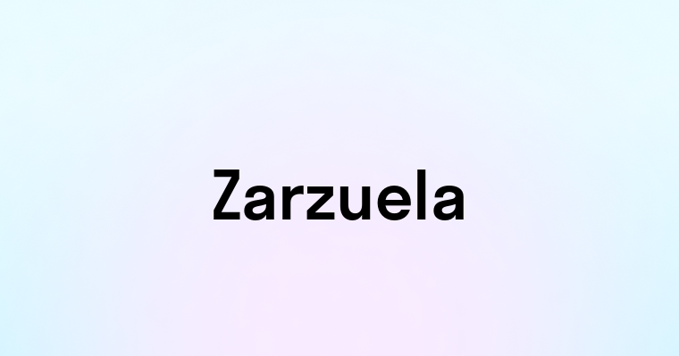 Zarzuela