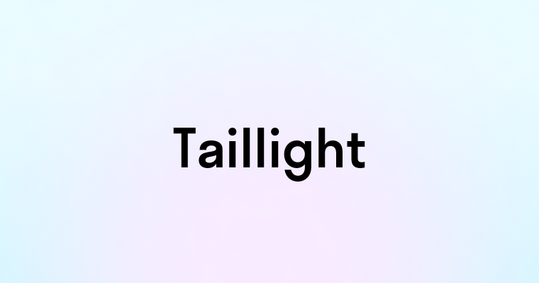 Taillight