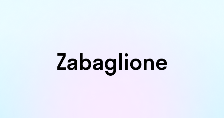 Zabaglione