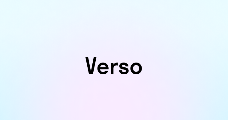 Verso