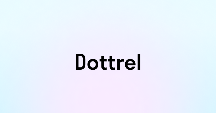 Dottrel