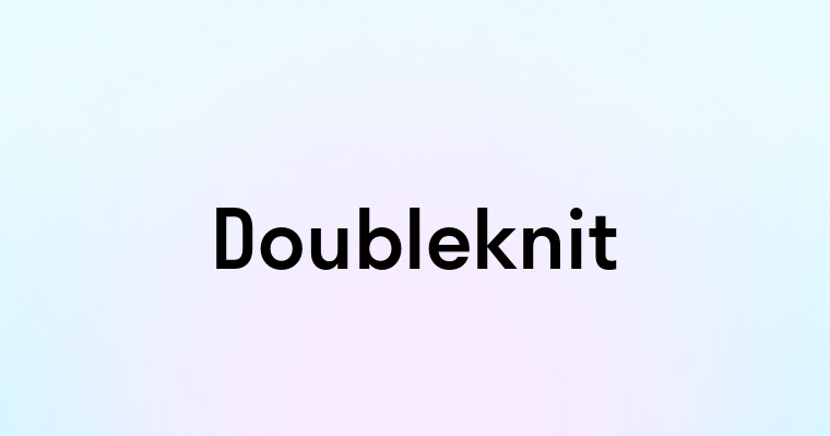 Doubleknit