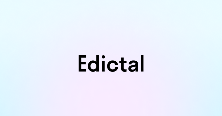 Edictal