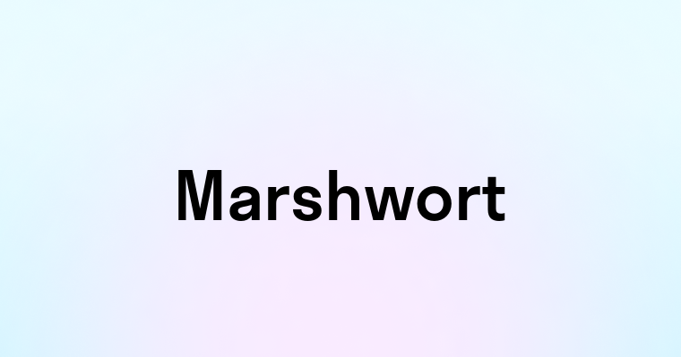 Marshwort