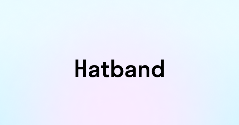 Hatband