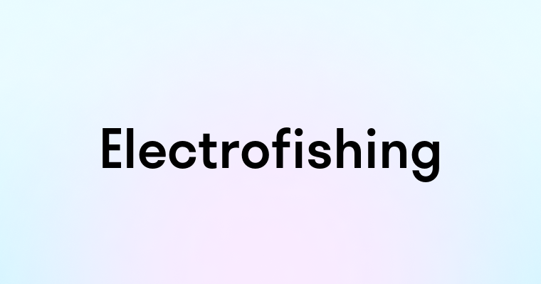 Electrofishing