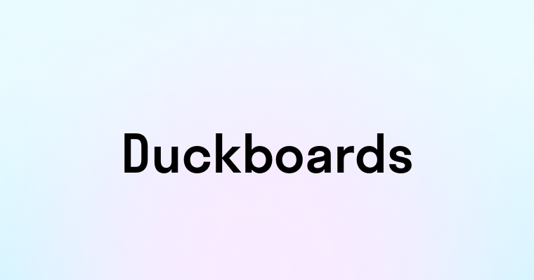 Duckboards