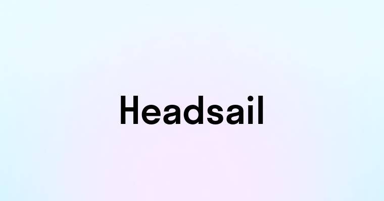 Headsail