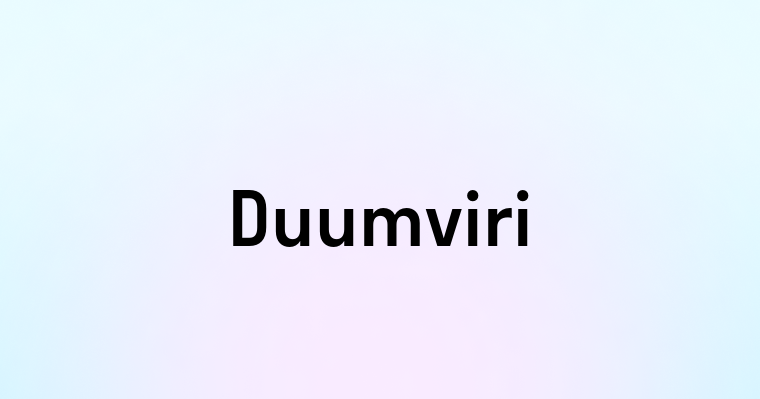 Duumviri