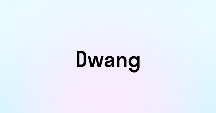 Dwang