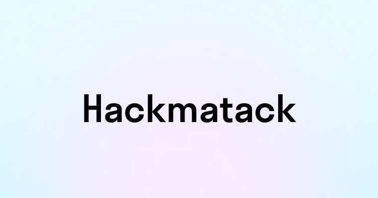 Hackmatack