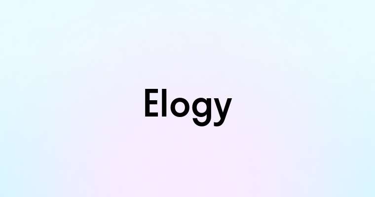 Elogy