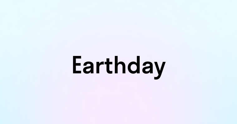 Earthday