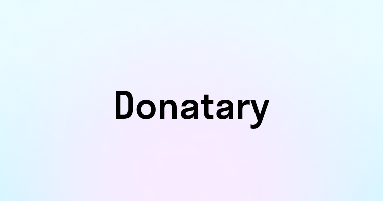 Donatary