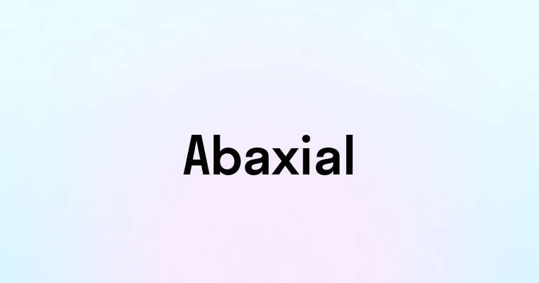 Abaxial