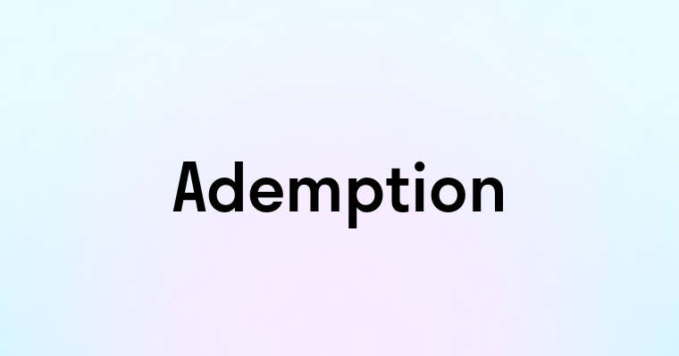 Ademption