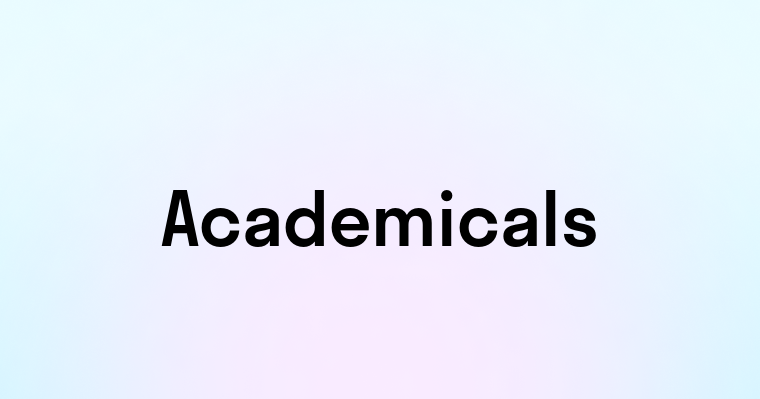 Academicals