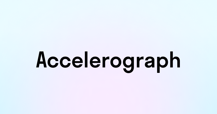 Accelerograph