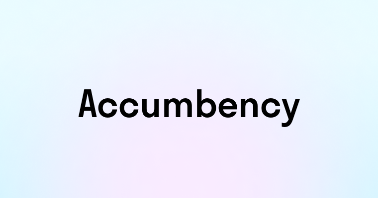 Accumbency