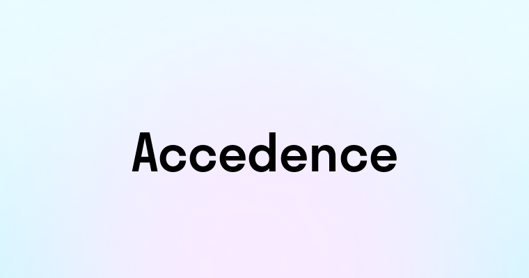 Accedence