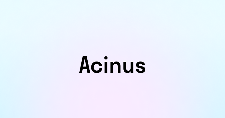 Acinus