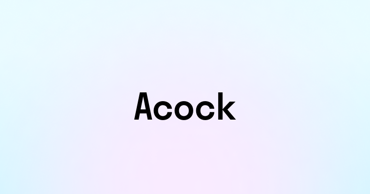 Acock