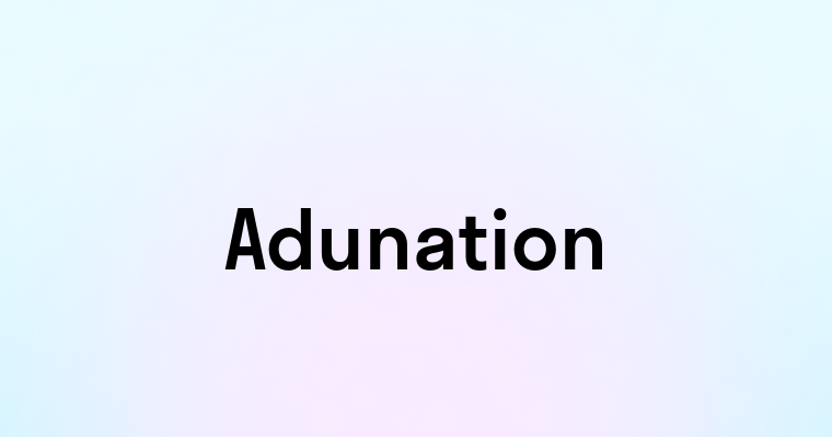 Adunation