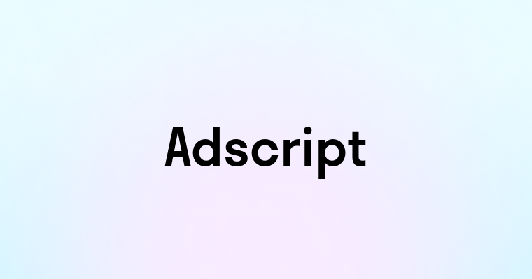 Adscript