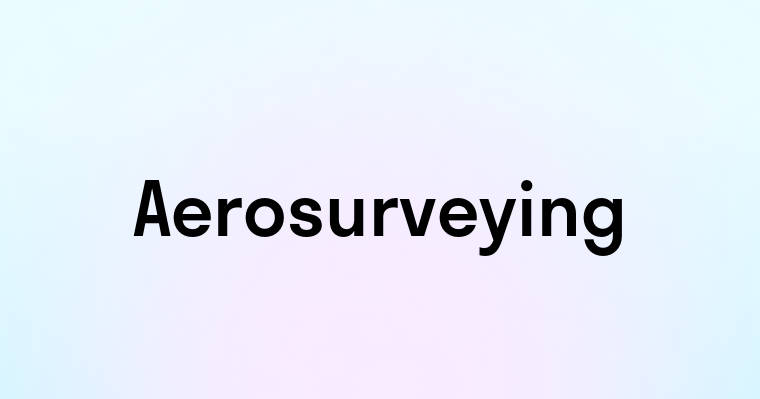 Aerosurveying