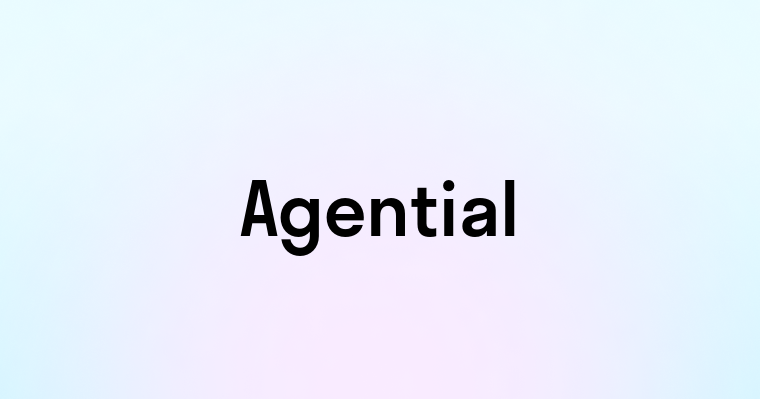 Agential