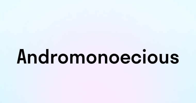 Andromonoecious