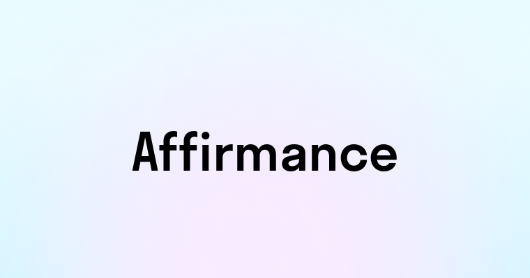 Affirmance