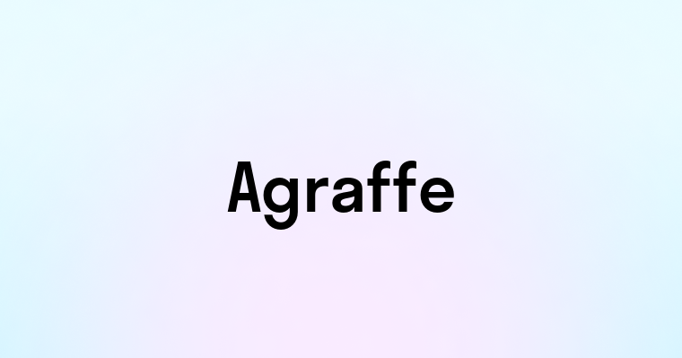 Agraffe