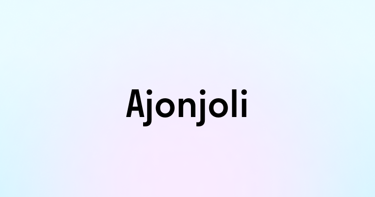 Ajonjoli