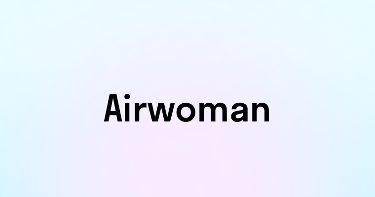 Airwoman